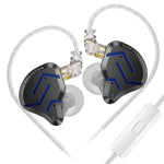 KZ-ZSN PRO 2 Auricolari in-ear ibridi dinamici + ad armatura bilanciata con cavo da 1,2 m, ideali per palcoscenici, voce, musica e gaming, con tecnologia Hi-Fi., Blue Black Standard, Blue Black With Mic, Silver Standard, Silver With Mic, Gold Standard ...