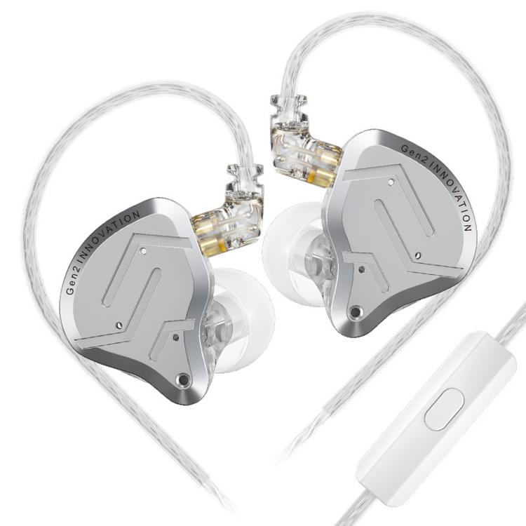 KZ-ZSN PRO 2 Auricolari in-ear ibridi dinamici + ad armatura bilanciata con cavo da 1,2 m, ideali per palcoscenici, voce, musica e gaming, con tecnologia Hi-Fi., Blue Black Standard, Blue Black With Mic, Silver Standard, Silver With Mic, Gold Standard ...