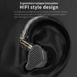 Auricolari KZ-PR1 Planar Magnetic con cavo da 1,2 m, driver planare da 13,2 mm, audio Hi-Fi ad alta risoluzione., Standard, With Mic