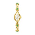 Orologio da polso ovale da donna BS Bee Sister FA1859, vintage analogico al quarzo, gioiello elegante.