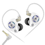 Cuffie da gioco cablate KZ-Gale HiFi da 1,2 m, Black Standard 3.5mm, Black With Mic 3.5mm, White Standard 3.5mm, White With Mic 3.5mm, Black M2 Cable Sound Card Type-C, White M2 Cable Sound Card Type-C
