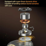 Cuffie da gioco cablate KZ-Gale HiFi da 1,2 m, Black Standard 3.5mm, Black With Mic 3.5mm, White Standard 3.5mm, White With Mic 3.5mm, Black M2 Cable Sound Card Type-C, White M2 Cable Sound Card Type-C