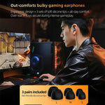 Cuffie da gioco cablate KZ-Gale HiFi da 1,2 m, Black Standard 3.5mm, Black With Mic 3.5mm, White Standard 3.5mm, White With Mic 3.5mm, Black M2 Cable Sound Card Type-C, White M2 Cable Sound Card Type-C
