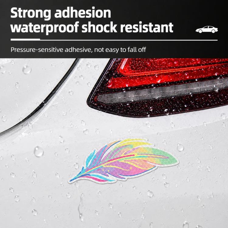 Adesivi riflettenti per auto copri graffi 17x7 cm