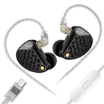 Cuffie KZ-AM16 con driver dedicati per basse frequenze, ideali per musica, gaming e audio Hi-Fi, con cavo da 1,2 m., Balanced Standard 3.5mm, Balanced With Mic 3.5mm, Bass Enhanced Standard 3.5mm, Bass Enhanced With Mic 3.5mm, Balanced With Mic Type-C ...
