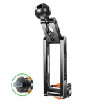 Attacco per treppiede con vite da 1/4 di pollice per fotocamere, monitor e luci ad anello., Magnetic Mount, Tension Phone Clamp, 17mm Ball Joint Base Only