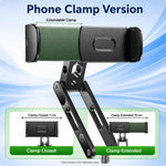 Attacco per treppiede con vite da 1/4 di pollice per fotocamere, monitor e luci ad anello., Magnetic Mount, Tension Phone Clamp, 17mm Ball Joint Base Only