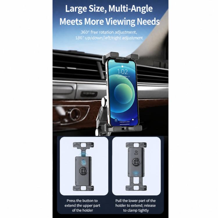 Portabicchieri auto con supporto per smartphone e tablet S258