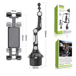 Portabicchieri auto con supporto per smartphone e tablet S258