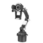 Portabicchiere auto con supporto telefono 360° rotazione