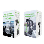 Portabicchiere auto con supporto telefono 360° rotazione