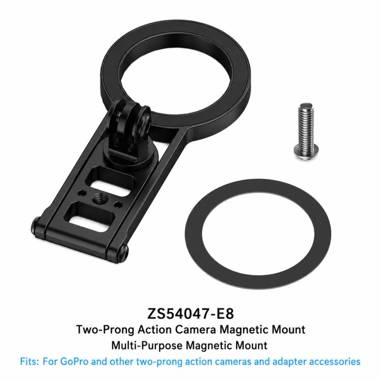 Magnetic Action Camera Mount Base, For GoPro & 2-Prong Cameras Ball Joint, For Insta360 GO 3/3S Quick Release, For GoPro 13 Quick Release, For DJI Action 5 Pro/4/3/2 Quick Release, For 1/4inch Screw Hole Camera, For 17mm Ball Joint Accessories         ...