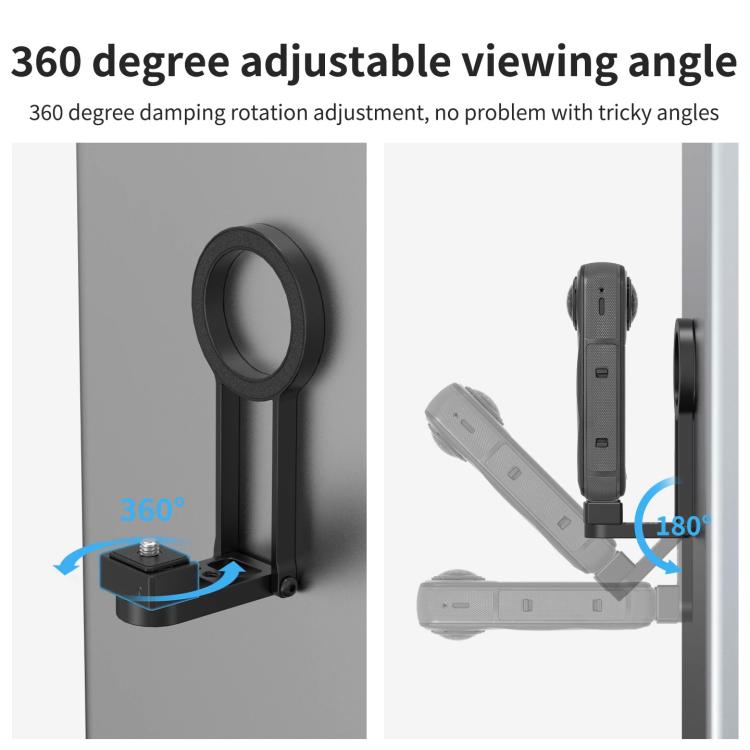 Magnetic Action Camera Mount Base, For GoPro & 2-Prong Cameras Ball Joint, For Insta360 GO 3/3S Quick Release, For GoPro 13 Quick Release, For DJI Action 5 Pro/4/3/2 Quick Release, For 1/4inch Screw Hole Camera, For 17mm Ball Joint Accessories         ...