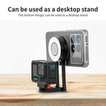 Magnetic Action Camera Mount Base, For GoPro & 2-Prong Cameras Ball Joint, For Insta360 GO 3/3S Quick Release, For GoPro 13 Quick Release, For DJI Action 5 Pro/4/3/2 Quick Release, For 1/4inch Screw Hole Camera, For 17mm Ball Joint Accessories         ...