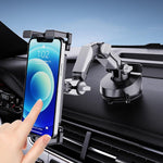 Supporto auto con ventosa per smartphone e tablet