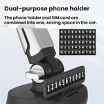 Supporto girevole auto con ventosa per smartphone grandi
