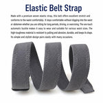Cintura da uomo elastica intrecciata in nylon con fibbia scorrevole automatica, 105cm, 115cm, 125cm