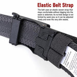 Cintura da uomo elastica intrecciata in nylon con fibbia scorrevole automatica, 105cm, 115cm, 125cm