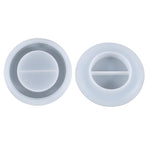 Stampo in silicone per portacandele rotondo fai da te, stampo per colata di resina per portacandele tealight., Candle Holder