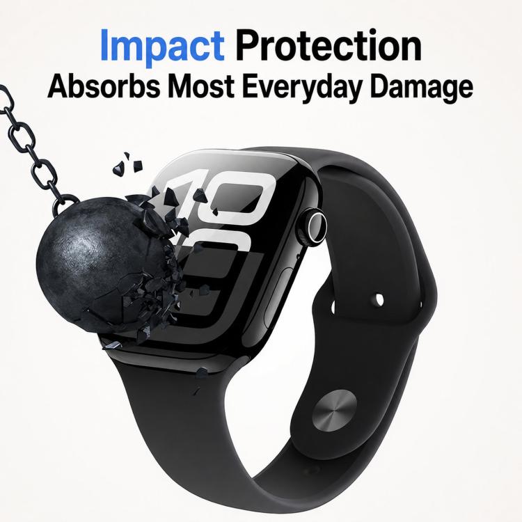 Pellicola protettiva antiriflesso HD trasparente per schermo, For Apple Watch Series 10 46mm, For Apple Watch Series 10 42mm, For Apple Watch Series 9/8/7 45mm, For Apple Watch Series 9/8/7 41mm, For Apple Watch SE/Series 6/5/4 44mm                    ...