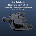 Supporto girevole per navigatore e lettore CD auto