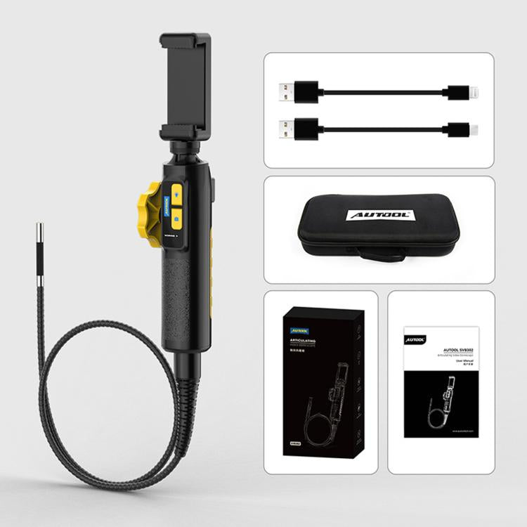 Endoscopio AUTOOL SVB302 1080P per ispezione veicoli