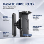 Supporto magnetico per telefono da palestra con clip, girevole a 360 gradi, per allenamento, modello C20C-J2, C20C-J2