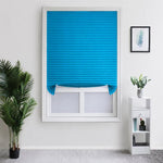 Tende plissettate autoadesive in carta non tessuta impermeabile, tende oscuranti adesive, 60x150cm, 60x180cm, 90x150cm, 90x180cm