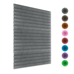 Tende plissettate autoadesive in carta non tessuta impermeabile, tende oscuranti adesive, 60x150cm, 60x180cm, 90x150cm, 90x180cm