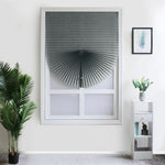 Tende plissettate autoadesive in carta non tessuta impermeabile, tende oscuranti adesive, 60x150cm, 60x180cm, 90x150cm, 90x180cm