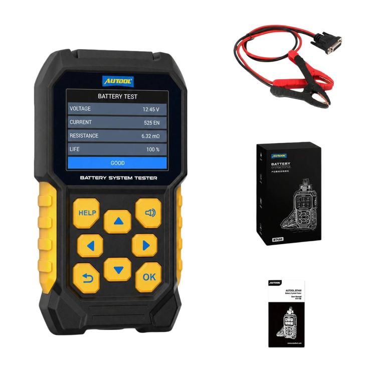 AUTOOL BT460 Tester batterie auto con schermo 2,8"