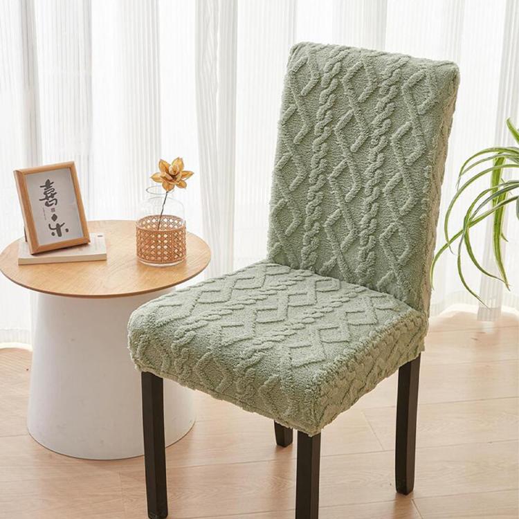 Coprisedie elasticizzati in tessuto jacquard intrecciato spesso