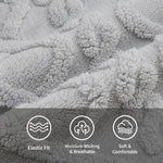 Coprisedie elasticizzati in tessuto jacquard intrecciato spesso