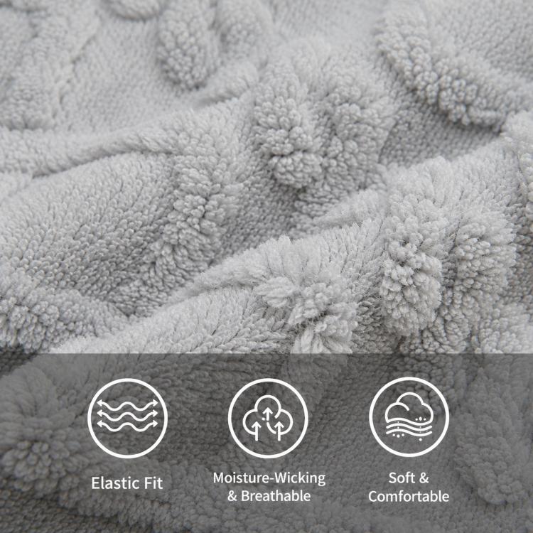 Coprisedie elasticizzati in tessuto jacquard intrecciato spesso