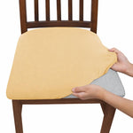 Coprisedia elasticizzato per sedia da pranzo, morbido, rimovibile e lavabile, per cuscino della sedia.
