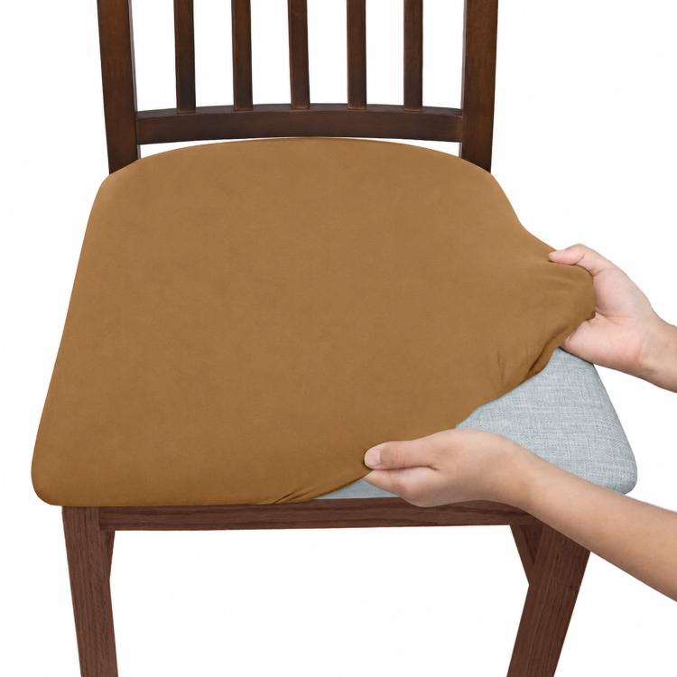 Coprisedia elasticizzato per sedia da pranzo, morbido, rimovibile e lavabile, per cuscino della sedia.