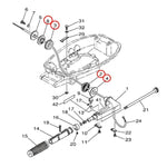 Boccola acceleratore per motore Yamaha 2 tempi 4-5 CV
