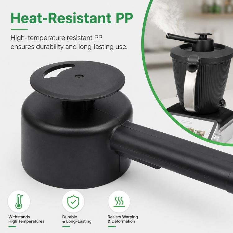 Deviatore di vapore per Thermomix TM7, protezione per il mobiletto, accessorio per lo sfiato del vapore, PP Steam Diverter
