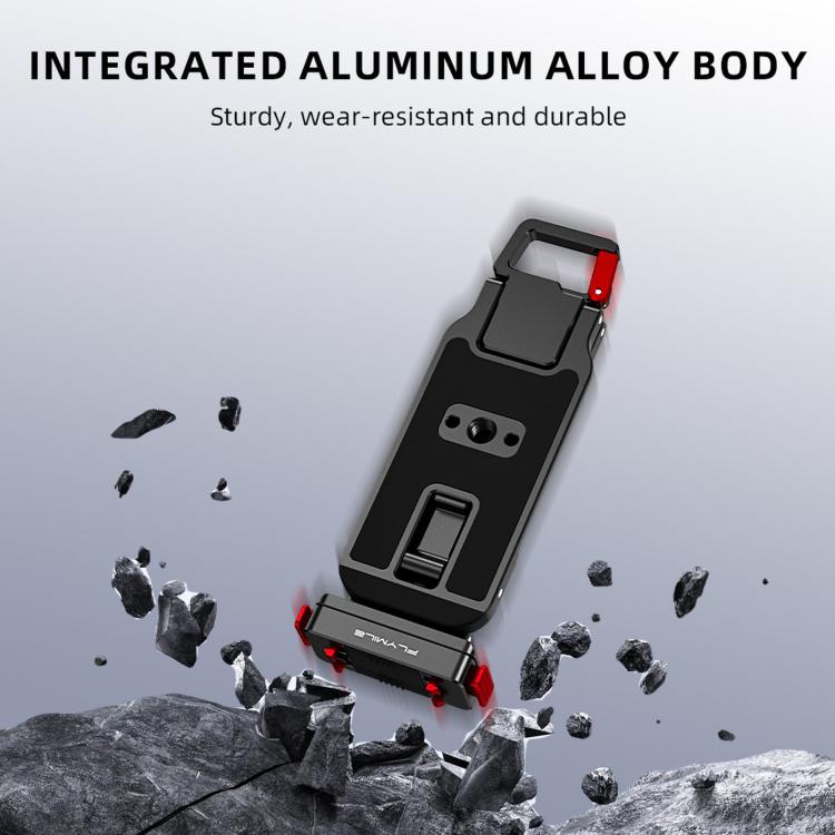 Per treppiede magnetico a sgancio rapido con moschettone Flymile per Insta360 Ace / Ace Pro 2 / X5