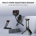 Per treppiede magnetico a sgancio rapido con moschettone Flymile per Insta360 Ace / Ace Pro 2 / X5