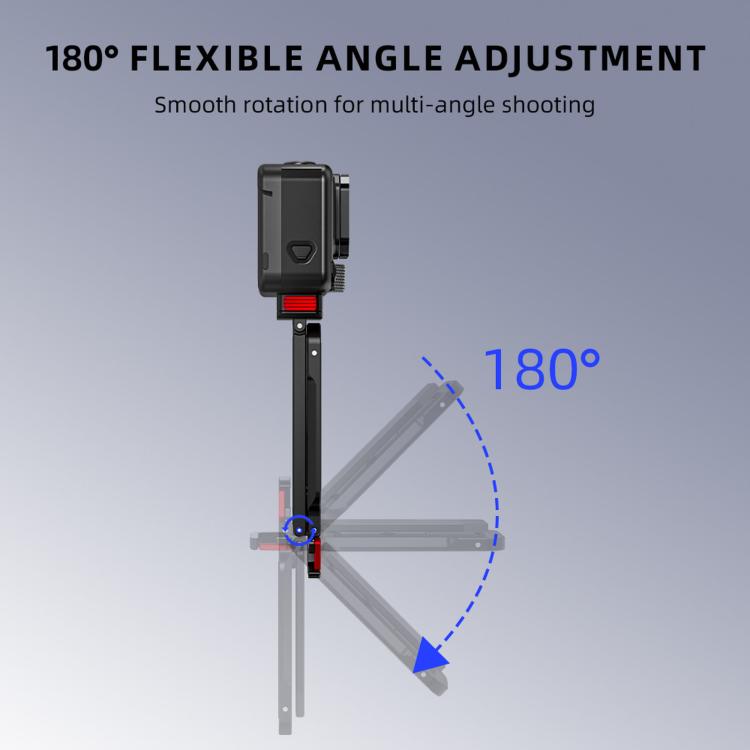 Per treppiede magnetico a sgancio rapido con moschettone Flymile per Insta360 Ace / Ace Pro 2 / X5