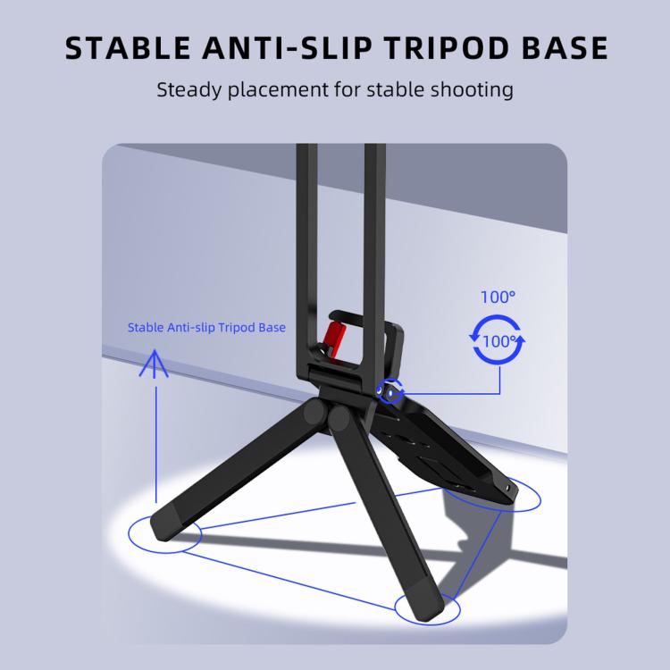 Per treppiede magnetico a sgancio rapido con moschettone Flymile per Insta360 Ace / Ace Pro 2 / X5