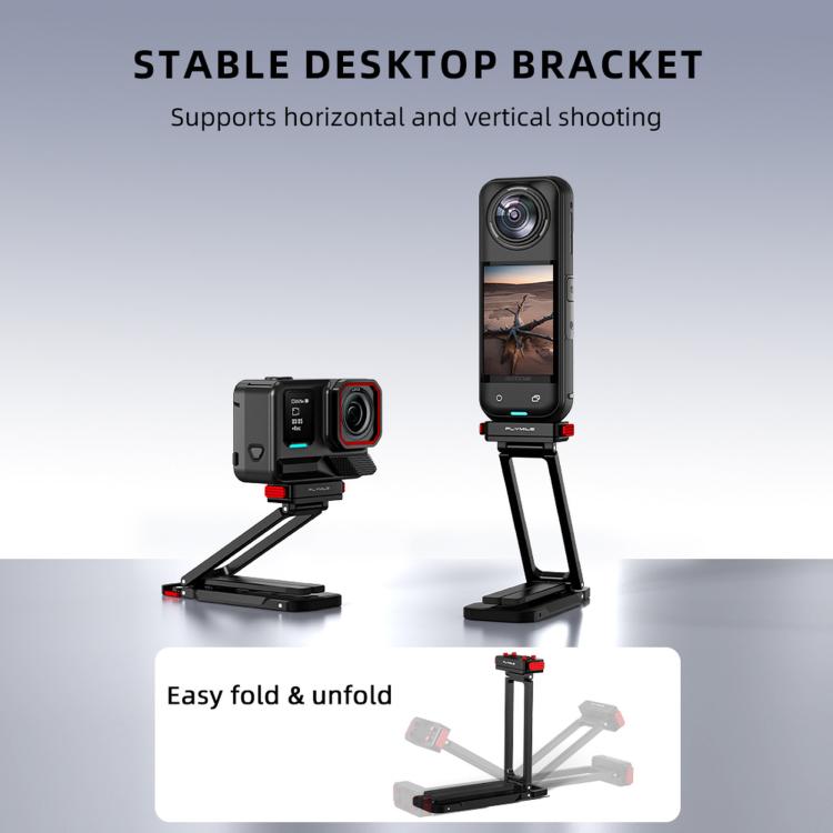Per treppiede magnetico a sgancio rapido con moschettone Flymile per Insta360 Ace / Ace Pro 2 / X5