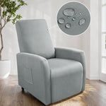Copripoltrona reclinabile elasticizzato, impermeabile, per piccoli divani reclinabili.