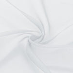 Tende singole trasparenti, filtranti per la luce, con passante per asta, in voile, per finestre., 132x160cm