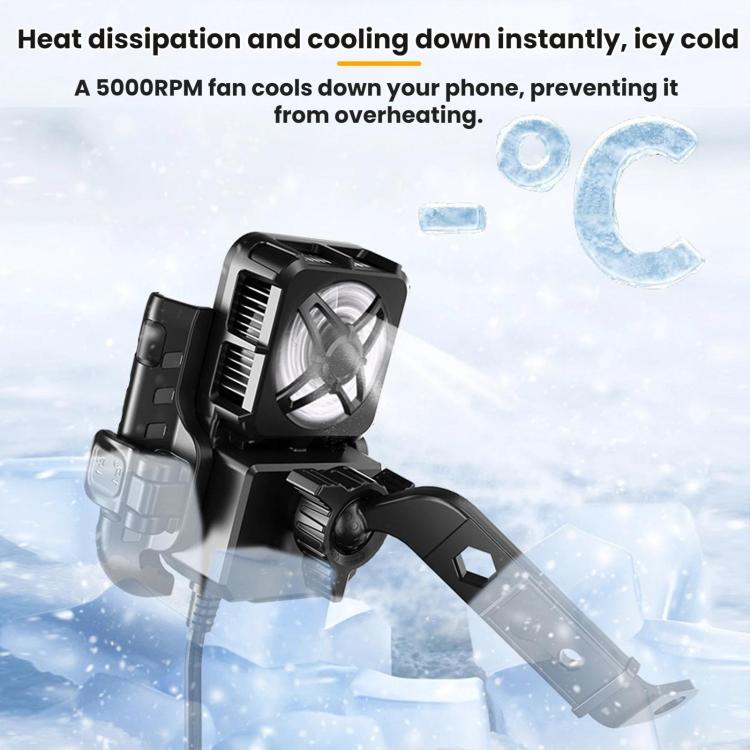 Supporto per telefono per raffreddamento e dissipazione del calore dei semiconduttori per motociclette, Mirror Base