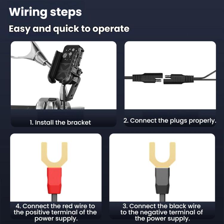 Supporto per telefono per raffreddamento e dissipazione del calore dei semiconduttori per motociclette, Mirror Base