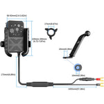 Supporto per telefono per raffreddamento e dissipazione del calore dei semiconduttori per motociclette, Mirror Base