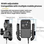 Supporto per telefono per raffreddamento e dissipazione del calore dei semiconduttori per motociclette, Mirror Base