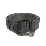 Cintura da uomo in nylon, ideale per lavoro e tempo libero, con fibbia ad anello a D in lega di zinco., 115cm, 125cm, 135cm